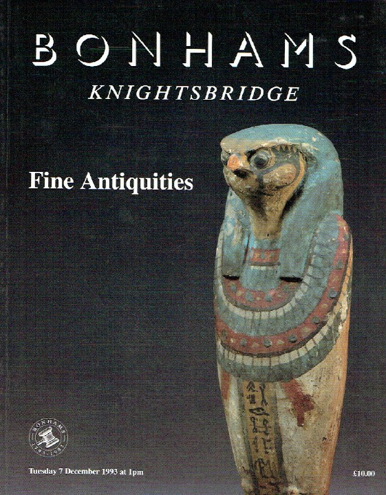 Bonhams December 1993 Fine Antiquities