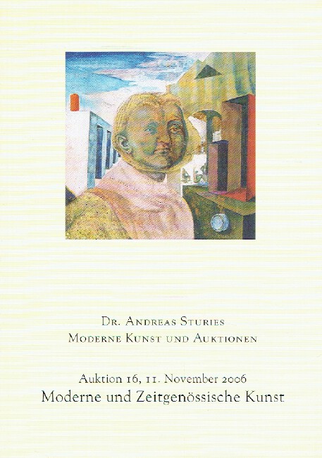 Andreas Sturies November 2006 Modern & Contemporary Art