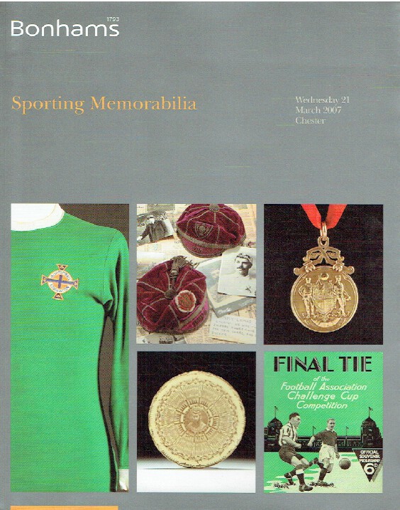 Bonhams March 2007 Sporting Memorabilia