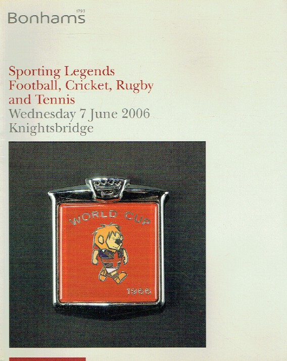 Bonhams June 2006 Sporting Memorabilia