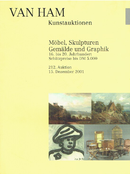 Van Ham December 2001 16th & 20th Century Sculptures and Painting
