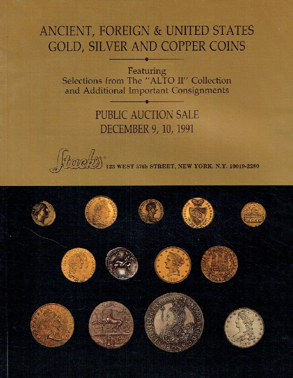 Ftacks December 1991 Ancient, Foreign, Gold, Silver & Copper Coins