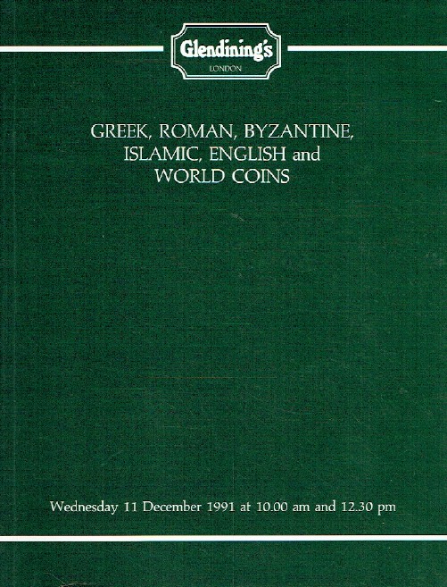 Glendinings December 1991 Greek, Roman, Byzantine, Islamic (Digital only)