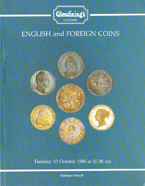 Glendinings October 1989 English & Foreign Coins