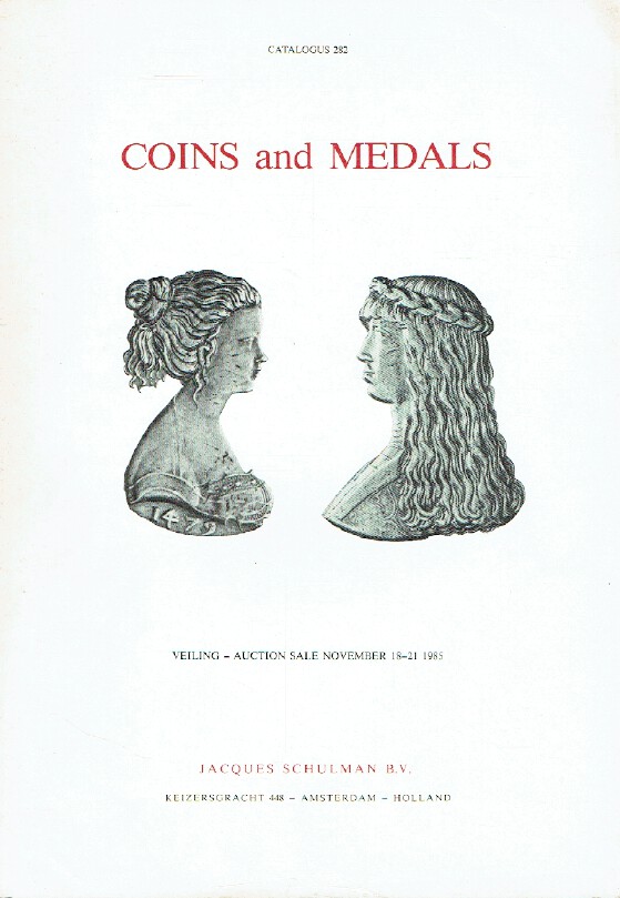 Jacques November 1985 Coins and Medals