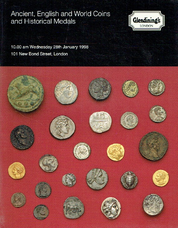 Glendinings January 1998 Ancient, English & World Coins & Medals
