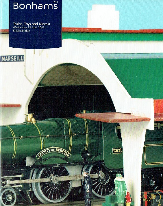 Bonhams April 2003 Trains, Toys and Diecast - Click Image to Close