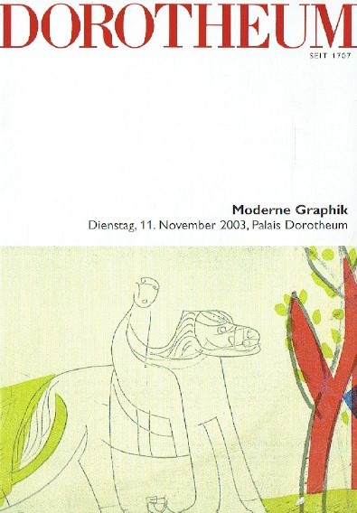 Dorotheum November 2003 Modern Graphics