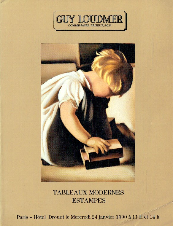 Guy Loudmer January 1990 Modern Paintings & Prints (Digital Only)