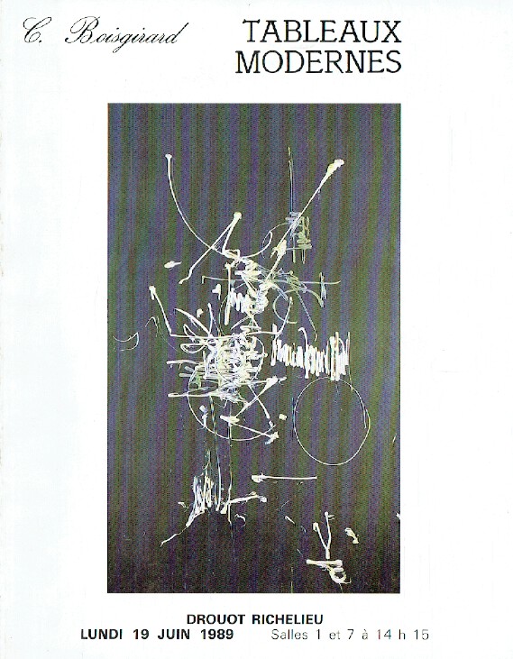 Boisgirard June 1989 Modern & Contemporary Art