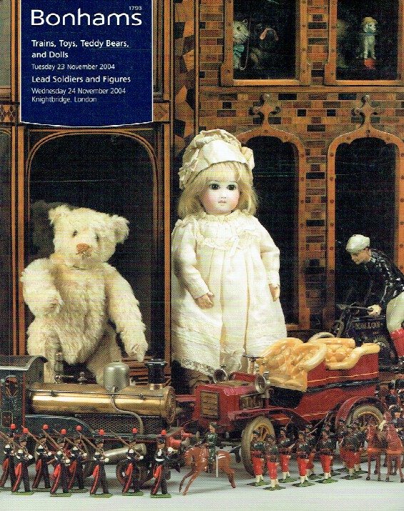 Bonhams November 2004 Trains, Toys, Teddy Bears, Dolls, Lead Soldiers & Figures