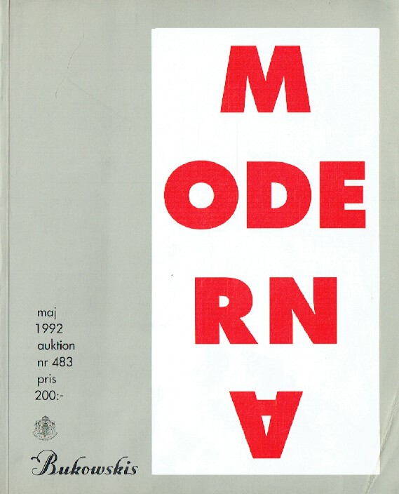 Bukowskis May 1992 Modern