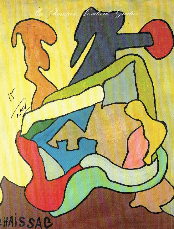 Lombrail November 1987 Modern Paintings & Sculptures