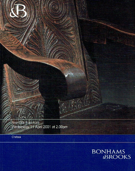 Bonhams & Brooks April 2001 Fine Oak Furniture - Click Image to Close