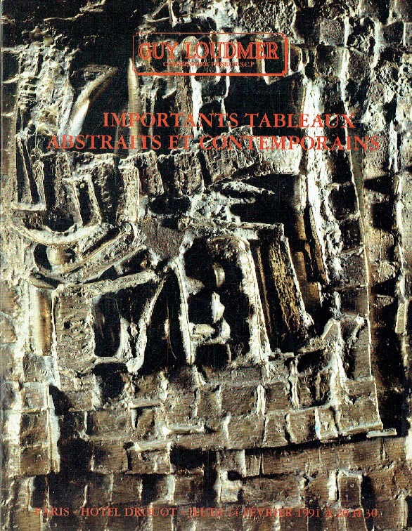 Guy Loudmer Feb 1991 Important Abstract & Contemporary Painting (Digital only)