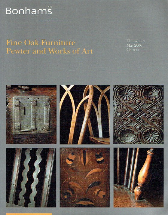 Bonhams May 2006 Fine Oak Furniture, Pewter and Works of Art - Click Image to Close