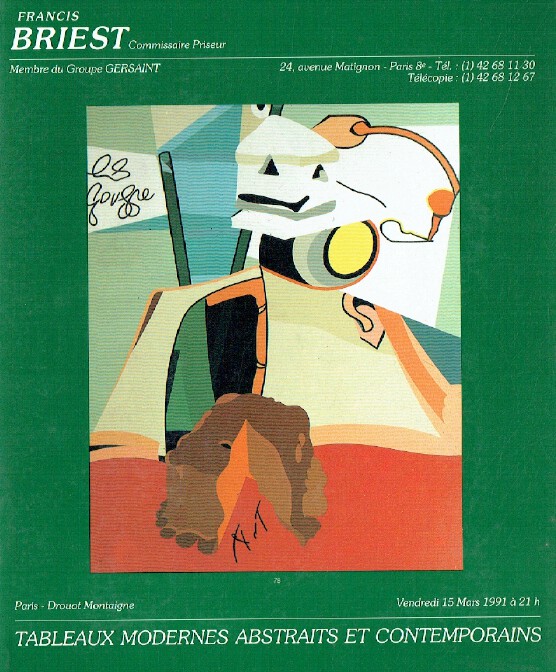 Briest March 1991 Modern Paintings, Abstract & Contemporary Art