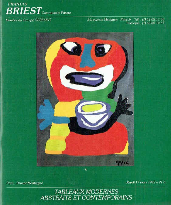 Briest March 1992 Modern Paintings, Abstract & Contemporary Art