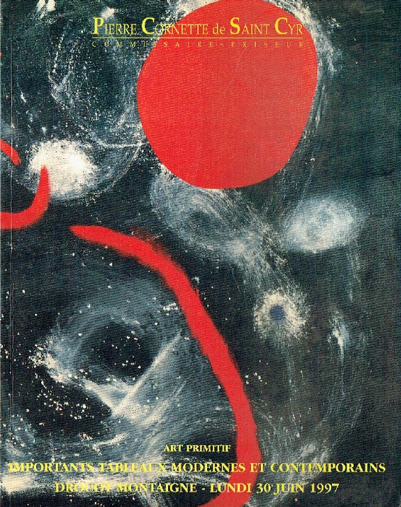 Cornette de St Cyr June 1997 Important Modern & Contemporary Paintings