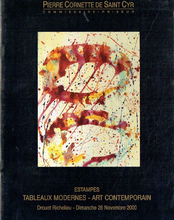 Cornette de St Cyr November 2000 Modern & Contemporary Paintings