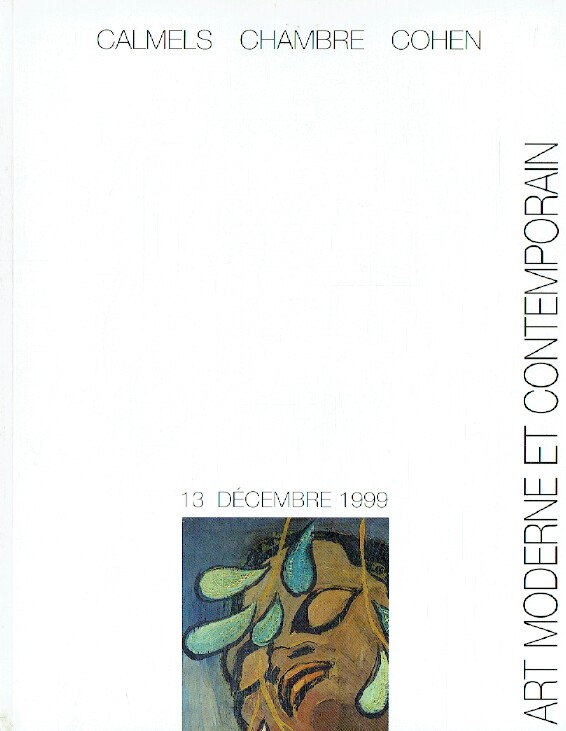 Calmels Chambre Cohen December 1999 Modern & Contemporary Art