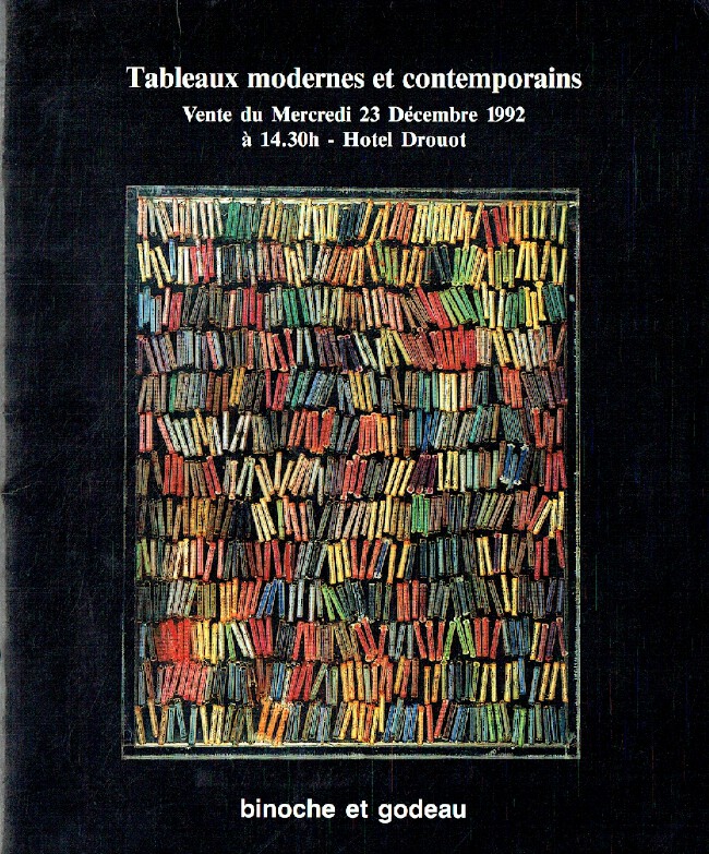 Binoche December 1992 Modern & Contemporary Paintings