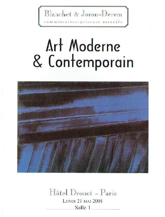 Blanchet & Joron-Derem May 2001 Modern & Contemporary Art