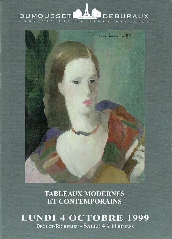 Dumousset-Deburaux October 1999 Modern & Contemporary Paintings