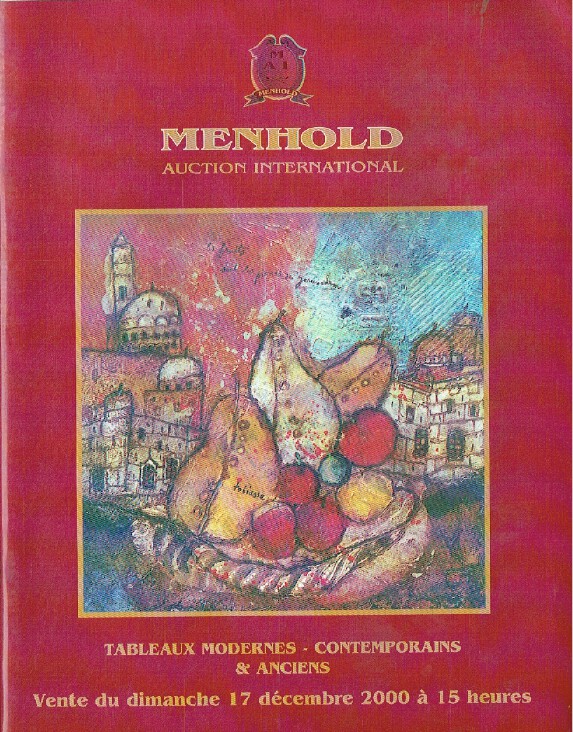 Menhold December 2000 Old, Modern & Contemporary Paintings & Works