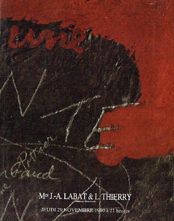 Labat & Thierry November 1990 Important Modern & Contemporary Paintings
