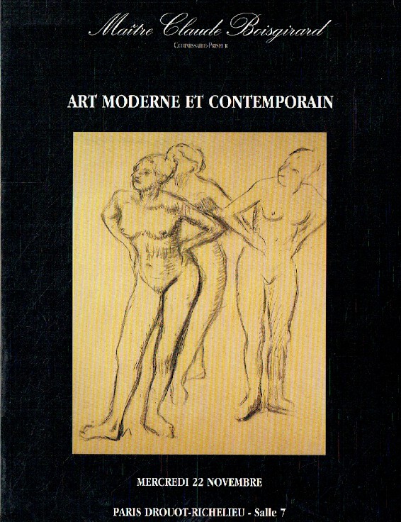 Boisgirard November 2000 Modern & Contemporary Art