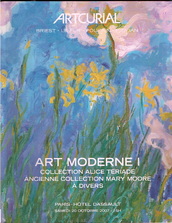 Artcurial October 2007 Modern Art - I Alice Teriade Collection