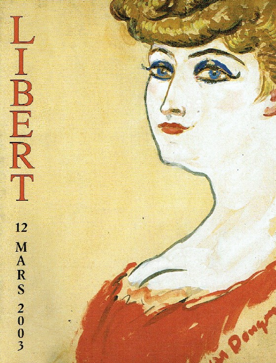 Libert March 2003 Modern Paintings & Prints - Albouy-Moore
