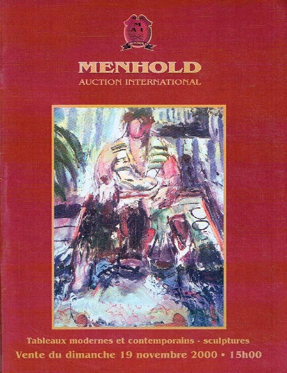 Menhold November 2000 Modern & Contemporary Paintings and Sculptures