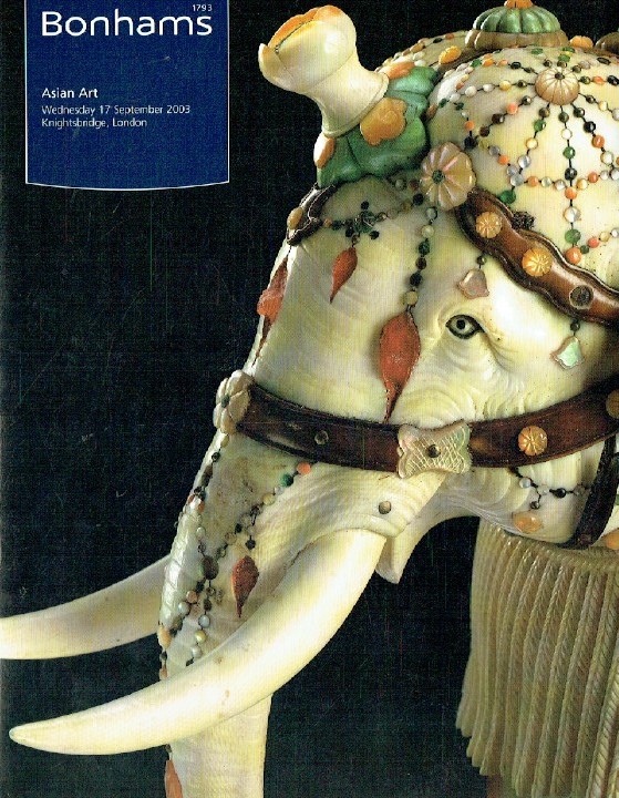 Bonhams September 2003 Asian Art (Digital only)