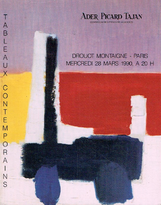 Tajan March 1990 Important Contemporary Painting