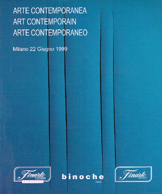 Finarte & Binoche June 1999 Contemporary Art (Digital only)