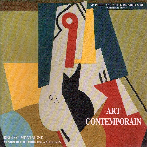 Cornette de St Cyr October 1991 Contemporary Art