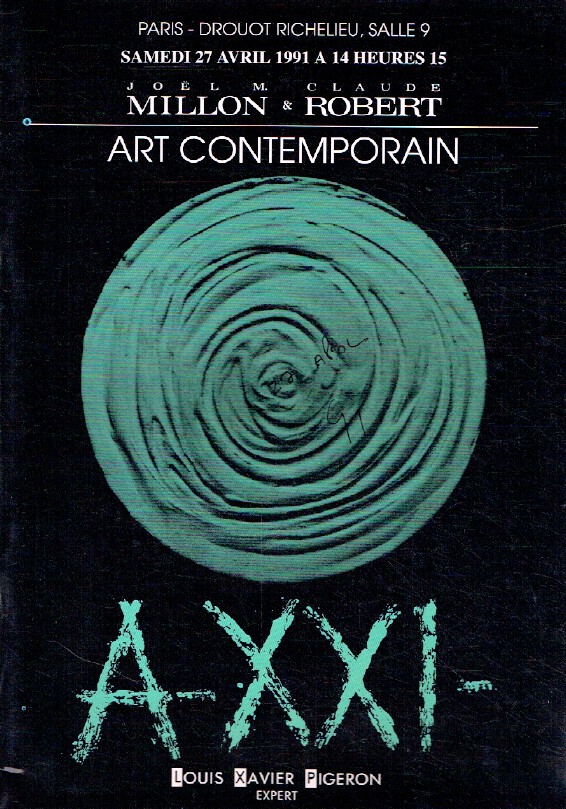 Millon & Robert April 1991 Contemporary Art