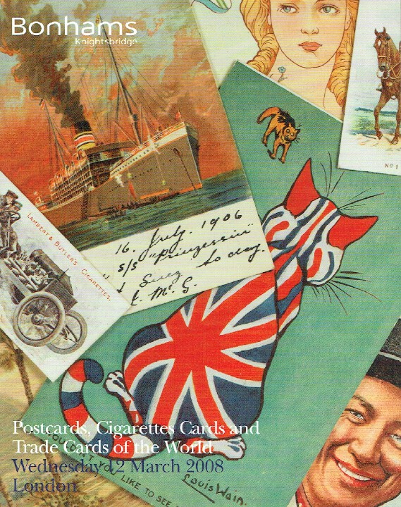 Bonhams March 2008 Postcards, Cigarette Cards and Trade Cards of The World