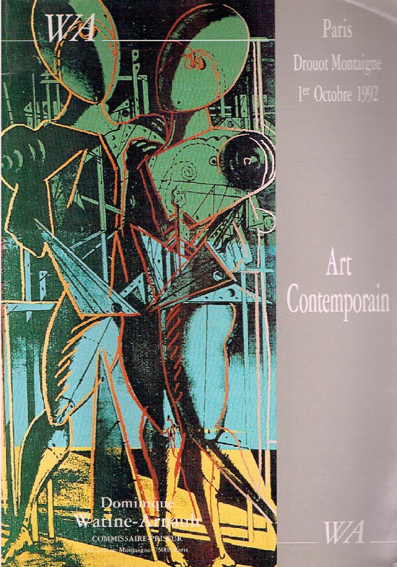 Watine-Arnault October 1992 Contemporary Art (Digital only)