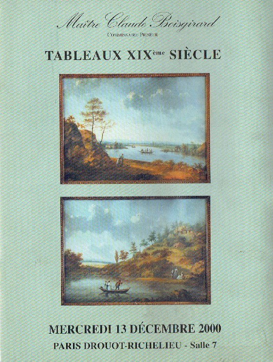 Boisgirard December 2000 19th Century Paintings & Orientalist paintings