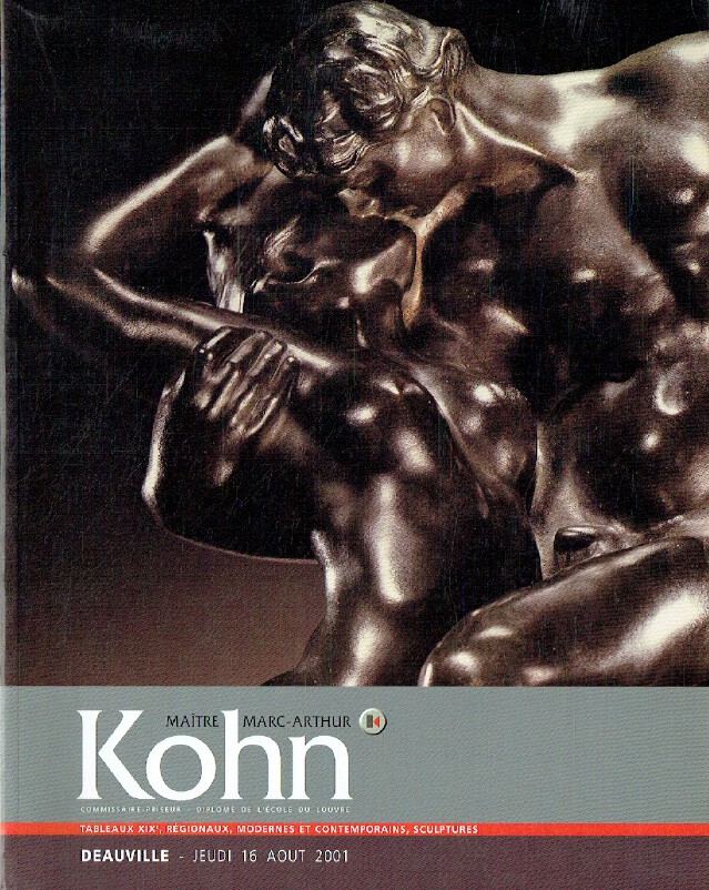 Marc-Arthur Kohn August 2001 19th Century, Modern & Contemporary and Sculptures