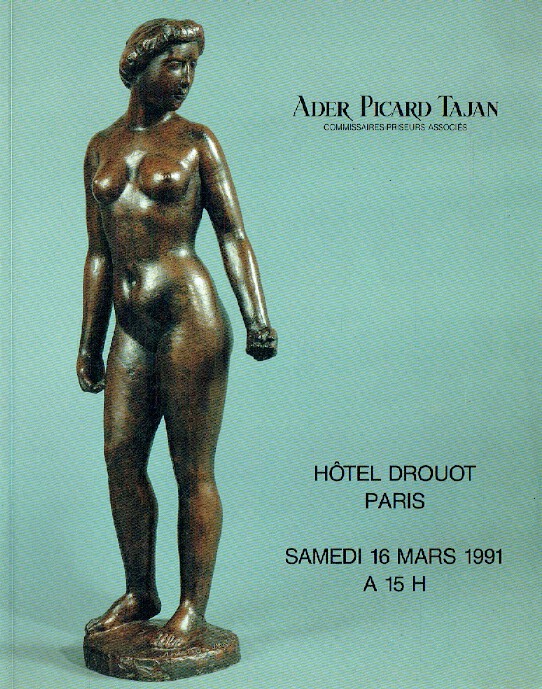Ader Picard Tajan March 1991 19th & 20th Century Paintings (Digital only)