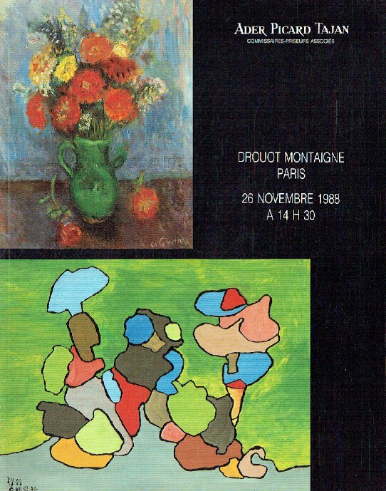 Ader Picard Tajan November 1988 19th & 20th Century Paintings