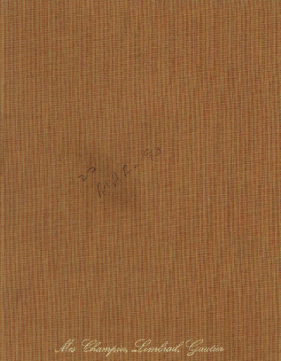 Laurin - Guilloux - Buffetaud March 1990 Modern Paintings & Sculptures