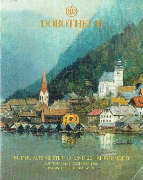 Dorotheum December 1996 Old Masters, 19th & 20th Century Paintings