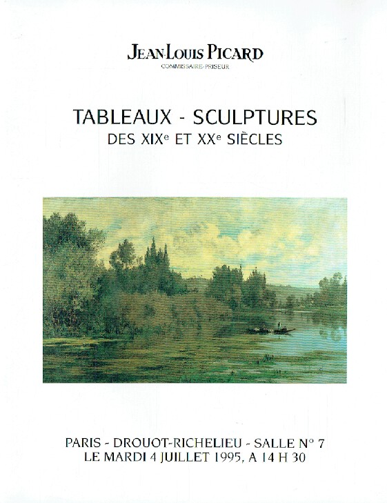 Picard July 1995 19th & 20th Century Paintings & Sculptures