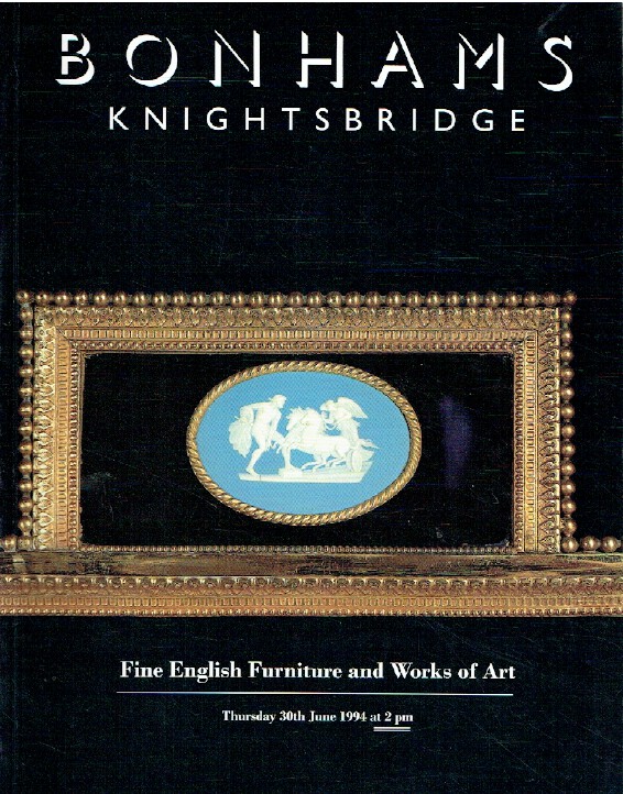 Bonhams June 1994 Fine English Furniture & Works of Art