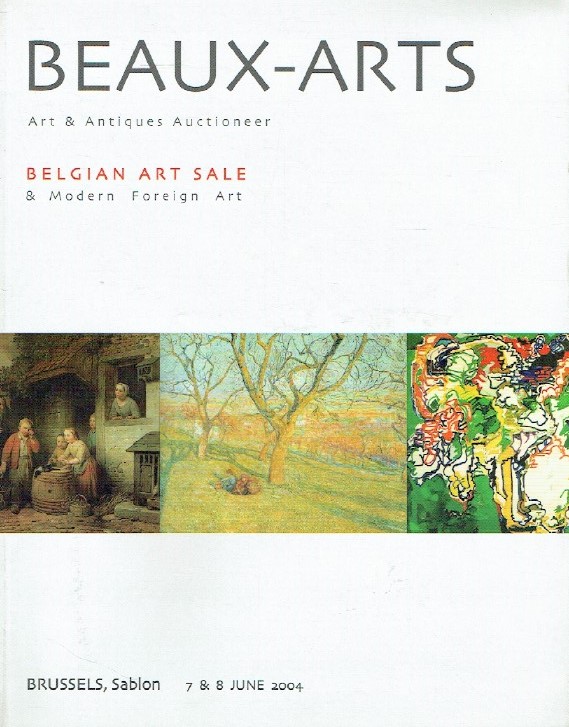 Beaux-Arts June 2004 Belgian Art Sale & Modern Foreign Art